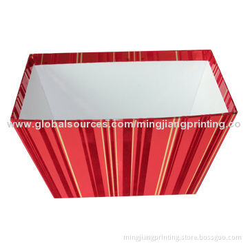 Christmas Gift Box with Gold Foil